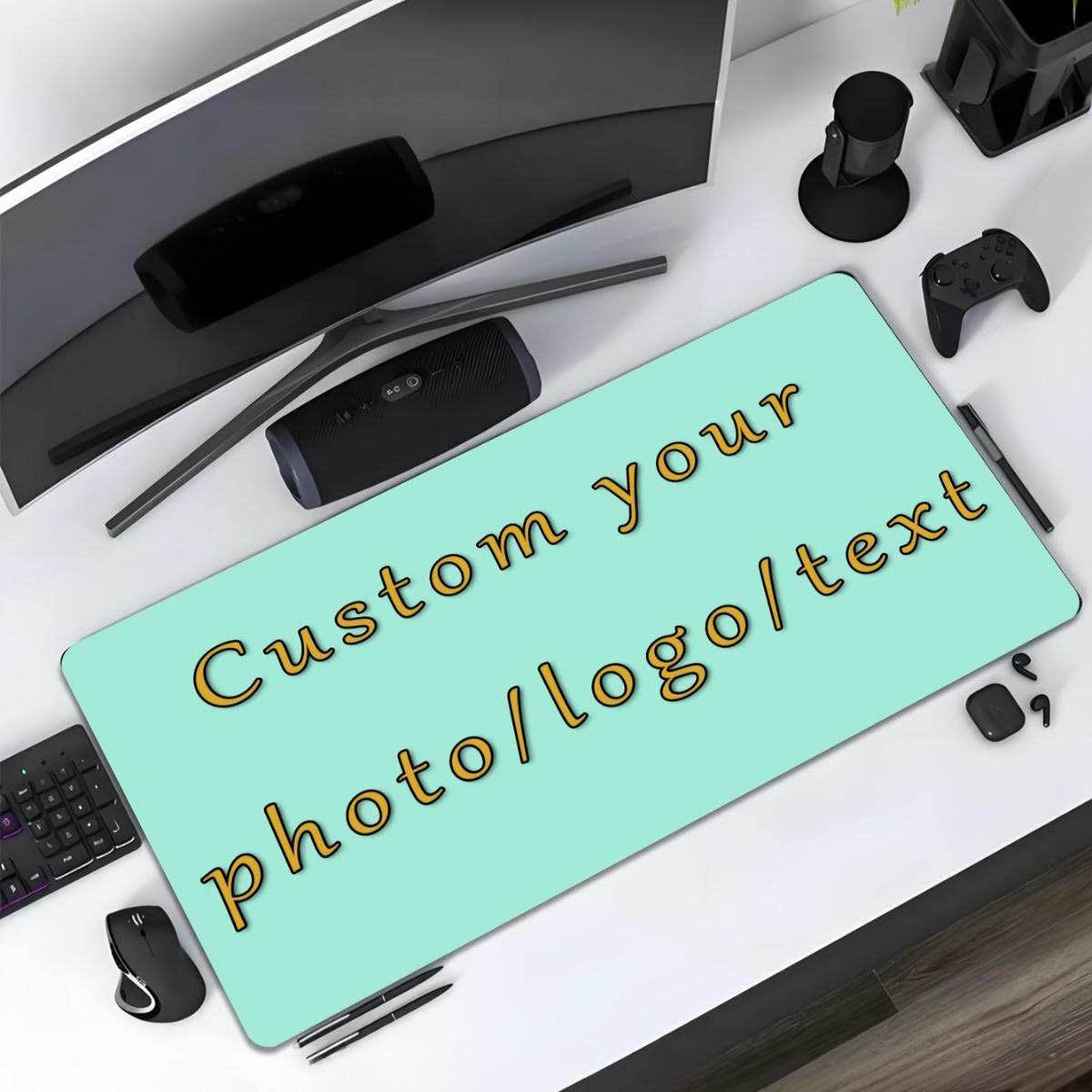 Home Office Logo - Gepersonaliseerde muismat met uw eigen ontwerp,