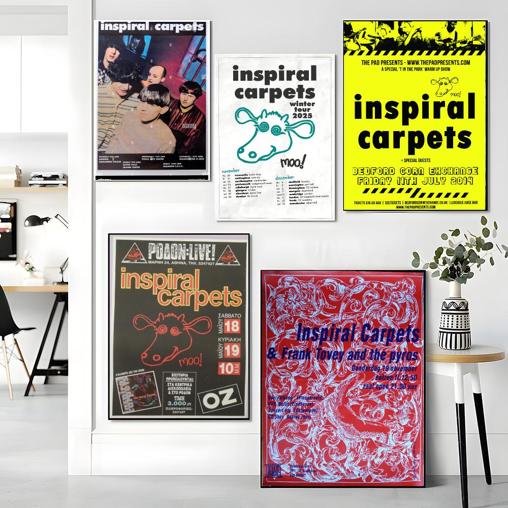 Home Office Room Inspiration - band I-Inspiral Carpets-S Schilderij Kalligrafie Kunstwerk