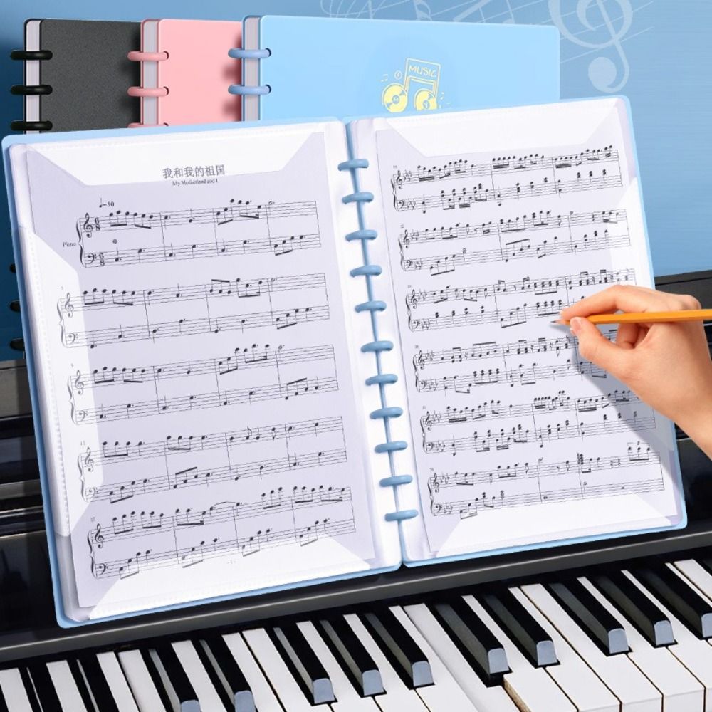 Document Scanner Portable - Creatieve Plastic Muziekscore Map A4 Transparante