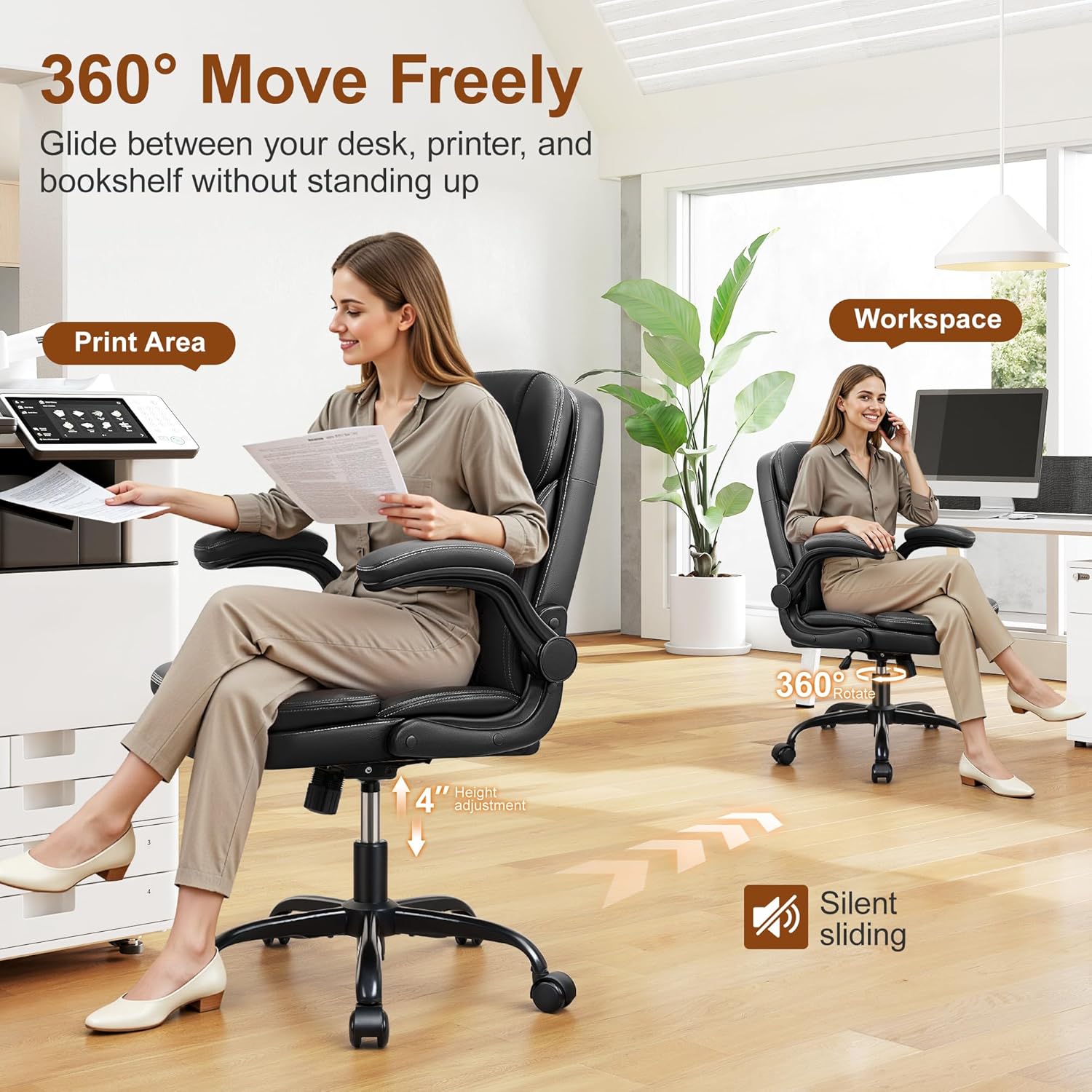 Ergonomische bureaustoel met d - Ergonomic Office Chair recensie en prijs