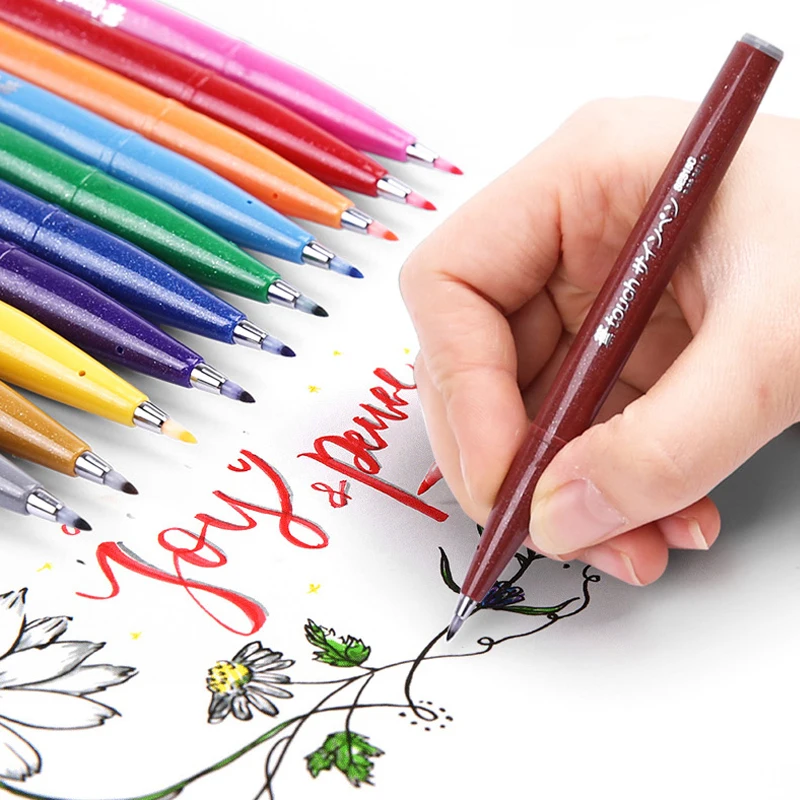 12 kleuren Japan Pentel Touch  - Pentel Pen Sign Pen recensie en prijs
