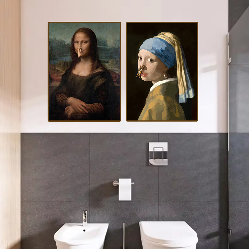1pc grappige abstracte badkame - Home Office Or recensie en prijs