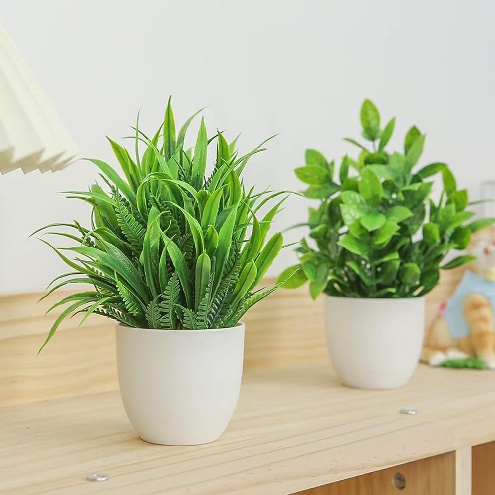 4 stks/set Mini Kunstplanten I - Home Office Layout recensie en prijs