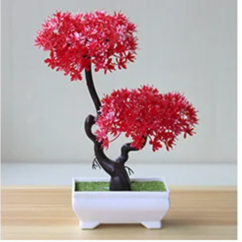 Kunstmatige kleine boom in pot - Home Office Layout recensie en prijs