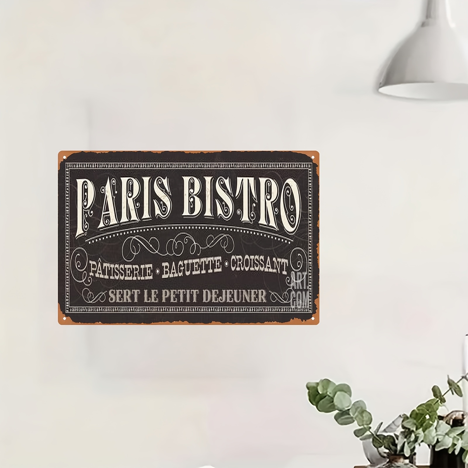 Vintage Parijse Bistro Metalen - Home Office Or recensie en prijs